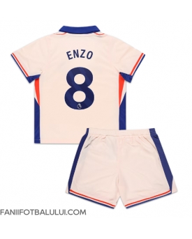 Chelsea Enzo Fernandez #8 Echipament de Fotbal Replică 2024-25 Copii Deplasare (+ Șorturi)